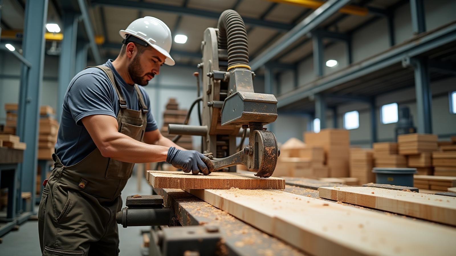 Sawmill services Gujarat - Custom timber cutting, wood drying, and lumber processing